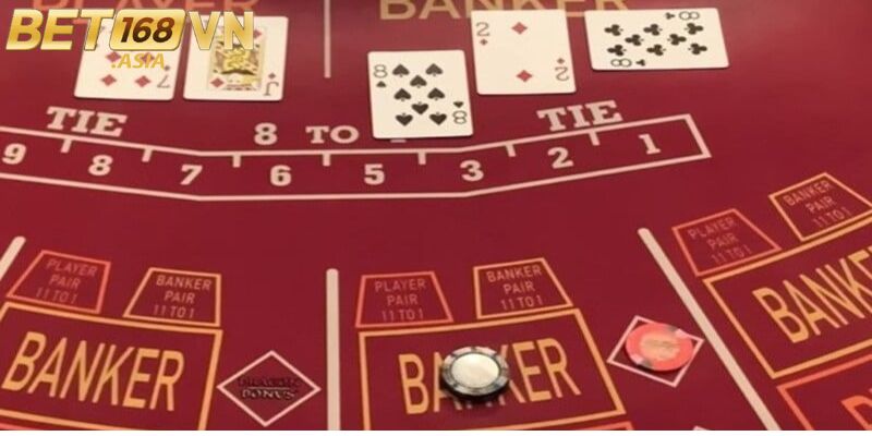 Quy tắc rút bài cơ bản trong Baccarat BET168VN